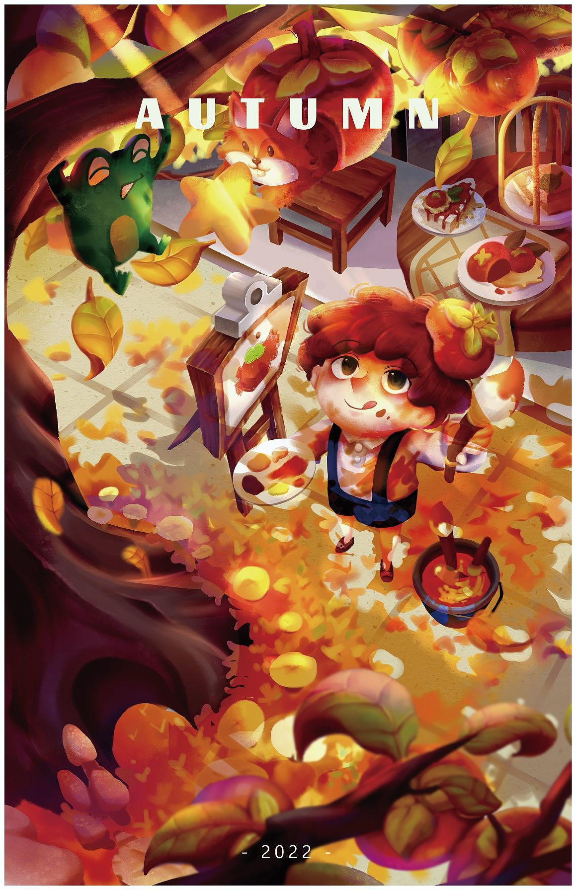 秋风勾勒 秋柿染色
<br>作为擅长描绘秋色的小画家<br>秋色秋柿各分一半<br>品尝秋色的甜点 以秋柿为颜料<br>这样能画出最美的秋天吗?