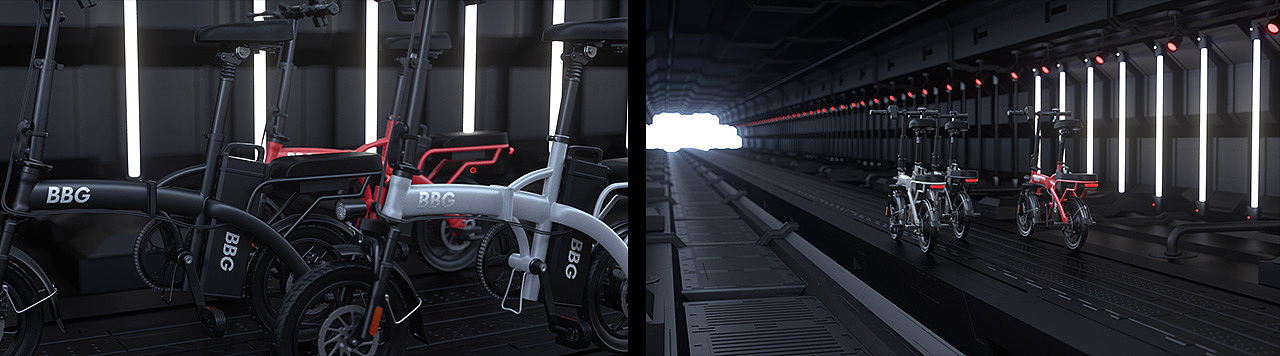 BBG折叠电动自行车产品片