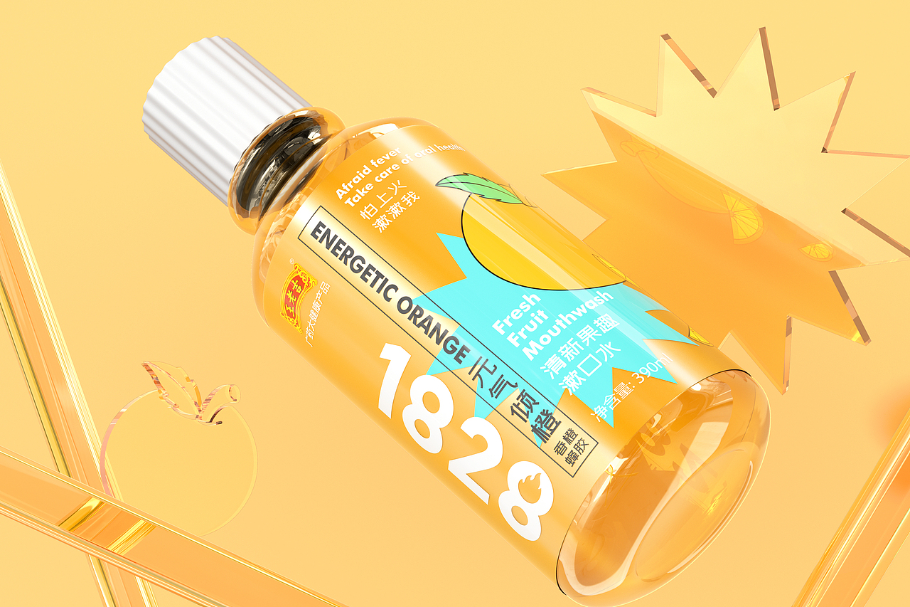 王老吉 | 口腔护理漱口水包装设计