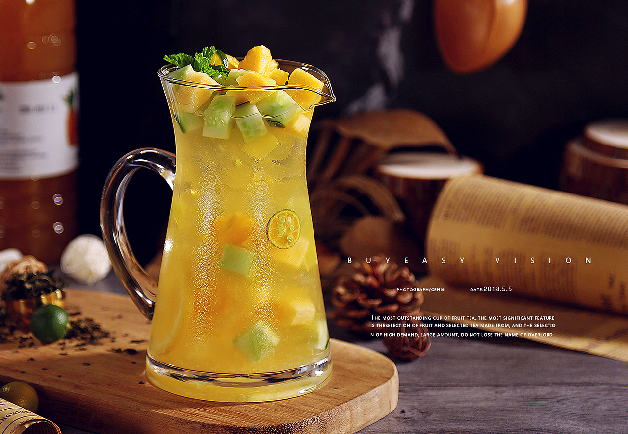 时光不老，我们不散之《水果茶，饮品拍摄》（图ZMTEzNzI2OTEy） - 其他摄影 - 站酷设计师Neil陈原创素材 - 站酷ZCOOL