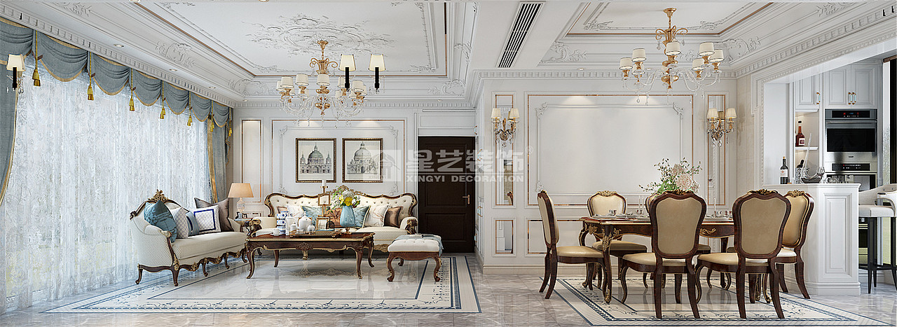 贵阳银海元龙·熙府浪漫法式装修,传递爱的真谛!