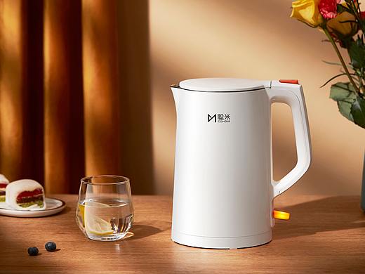 小家电产品拍摄︱电水壶场景图片实拍原图︱奇光摄影 