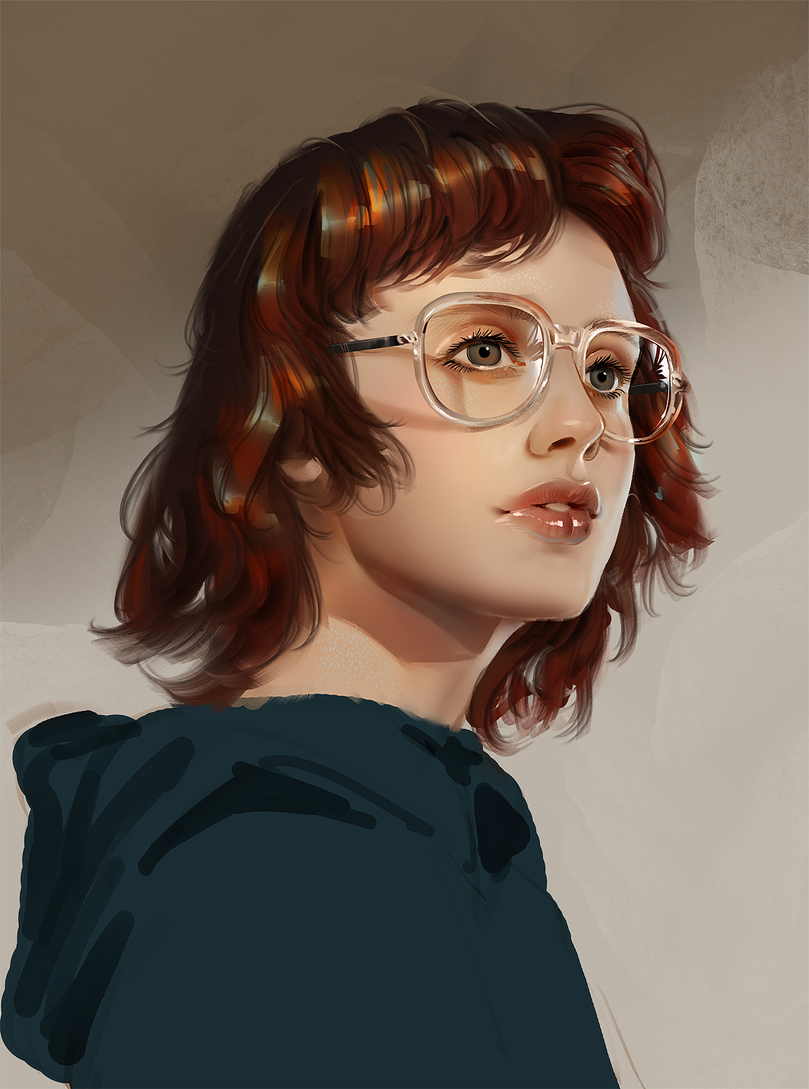 透明的眼镜对很多人都是难点,对我而言,洒洒水啦