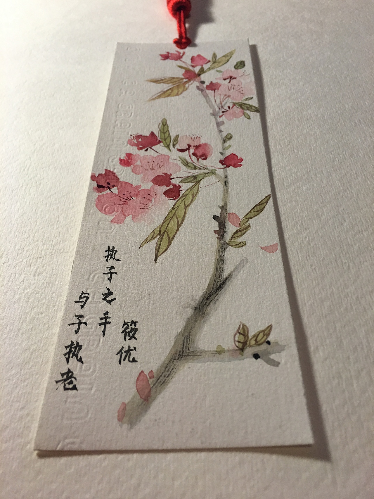 书签过程图|插画|创作习作|ly筱优水彩绘画_原创作品-站酷zcool