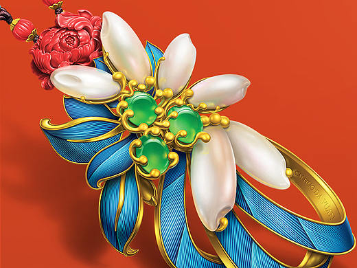 十月稻田宫廷系列详情页