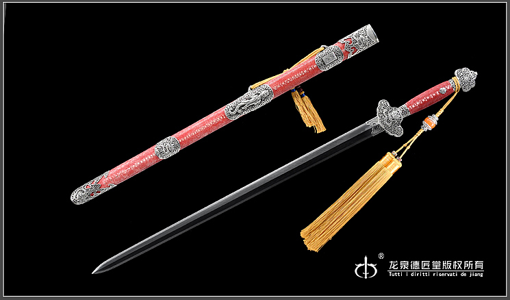德匠堂宝剑-龙泉刀剑-泉宗-康熙佩剑(DJ-2786)