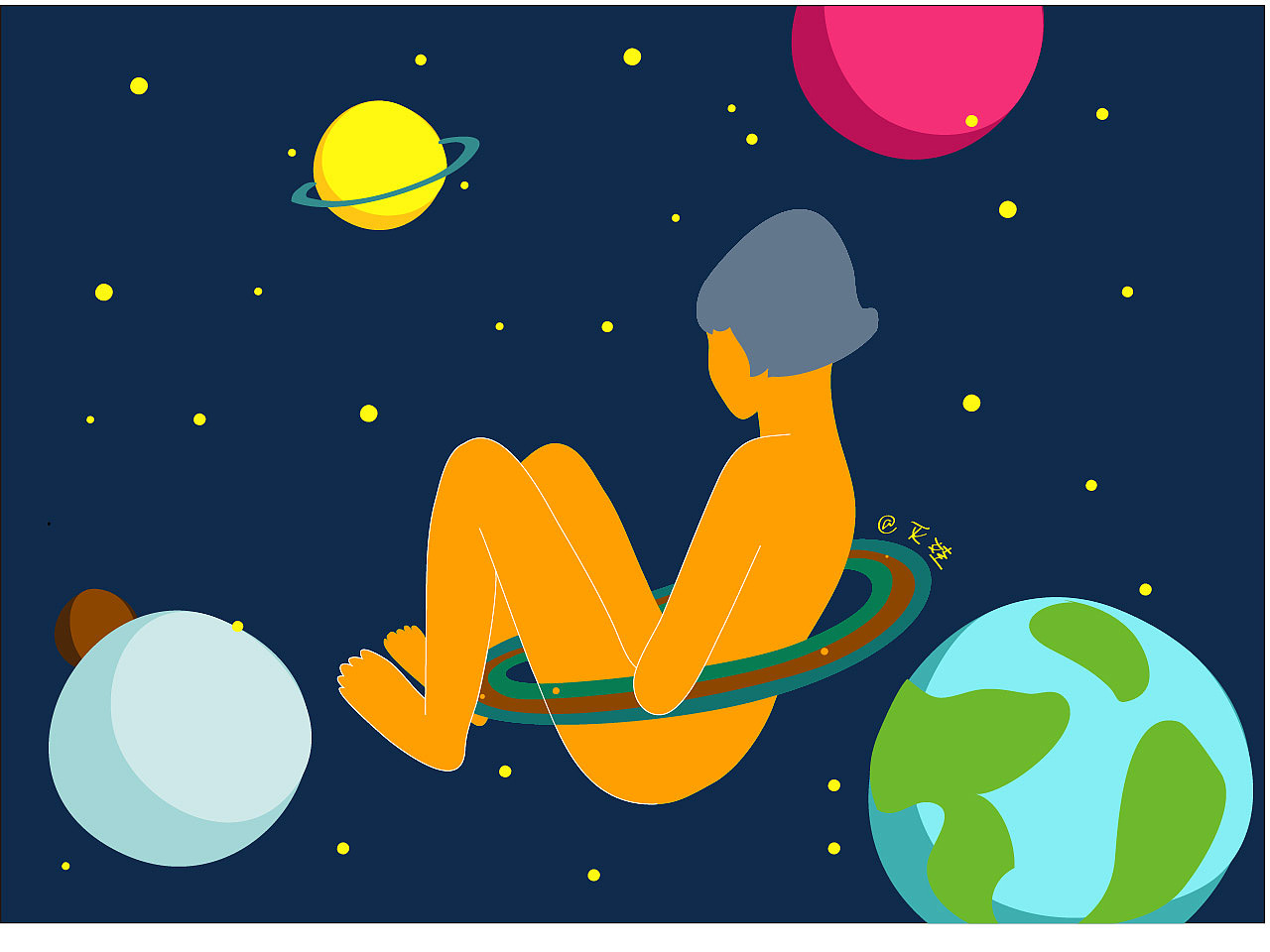 土星人。（图ZMTA0MDU3NjA=） - 创作习作 - 站酷设计师灭娃原创素材 - 站酷ZCOOL