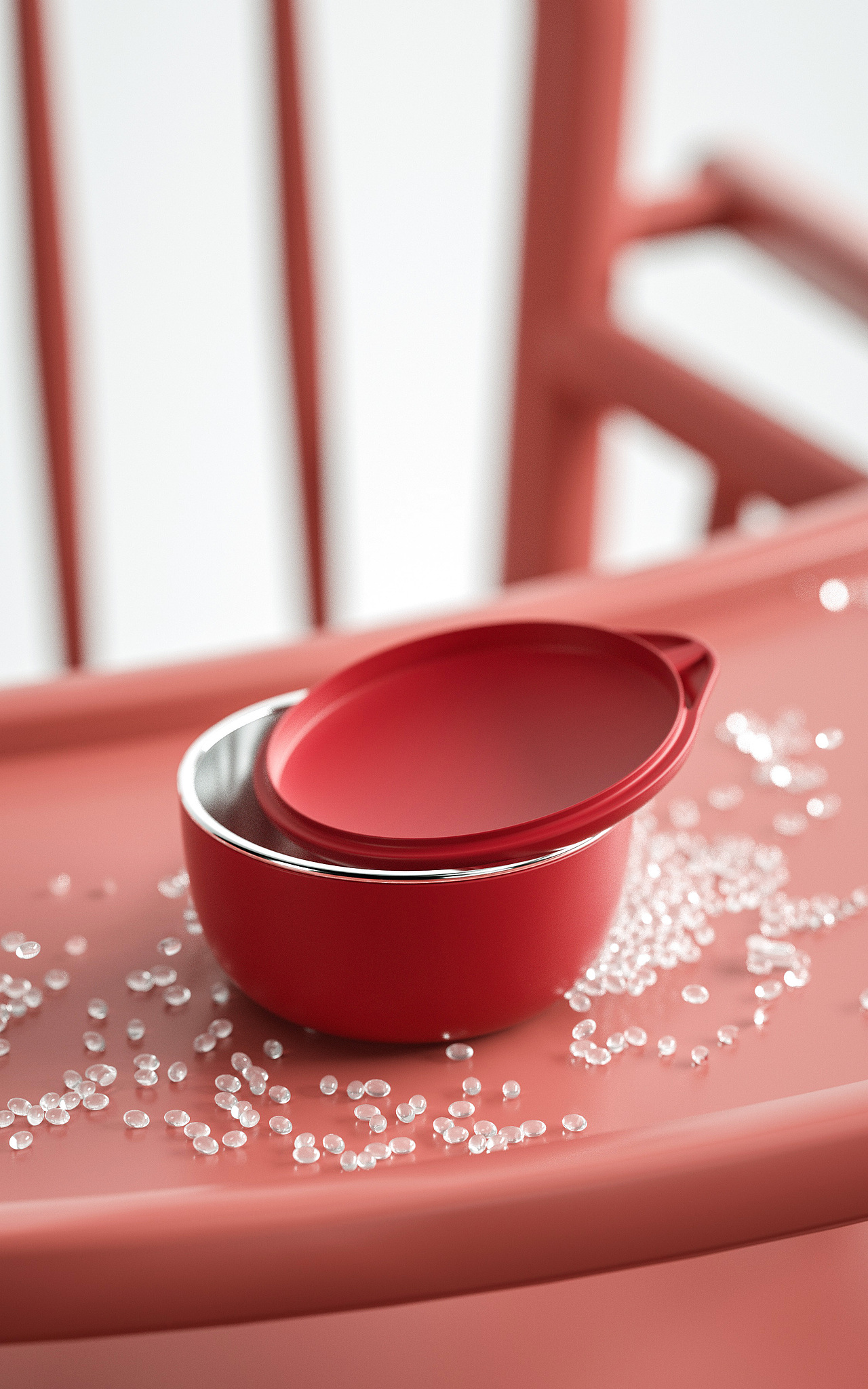 【母婴用品】(Dicobell)不锈钢小餐碗详情渲染设计