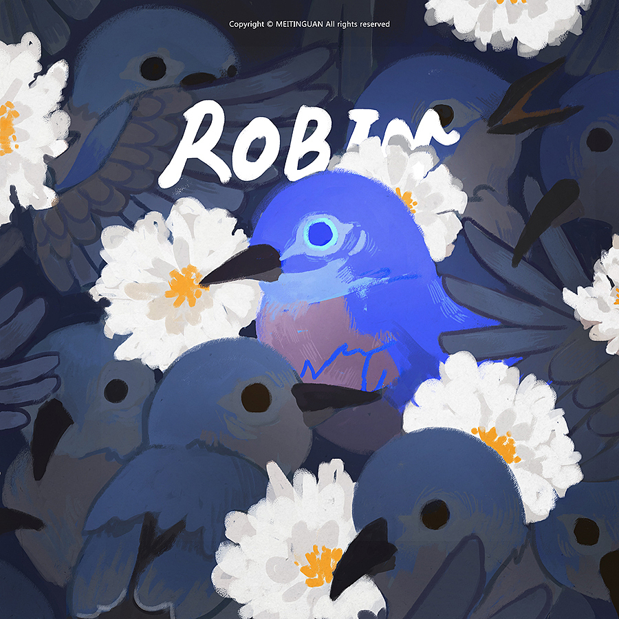 | bird |（图ZMTUxOTk4ODI0） - 商业插画 - 站酷设计师MEITINGUAN原创素材 - 站酷ZCOOL