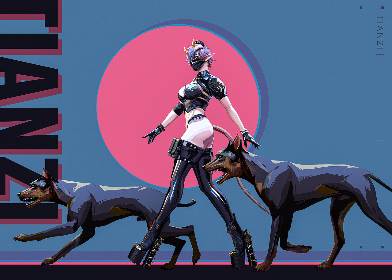 尖尖姐妹喵2-绘画过程