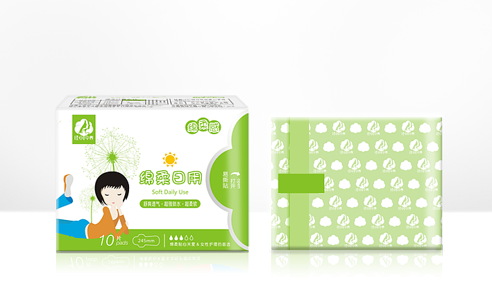 经日今养女性护理巾包装