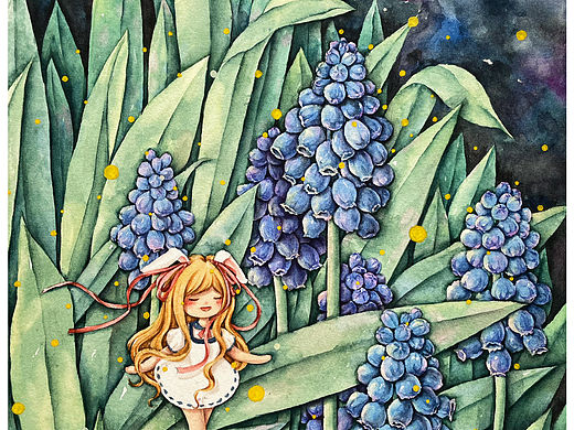 最近的几张水彩作品.