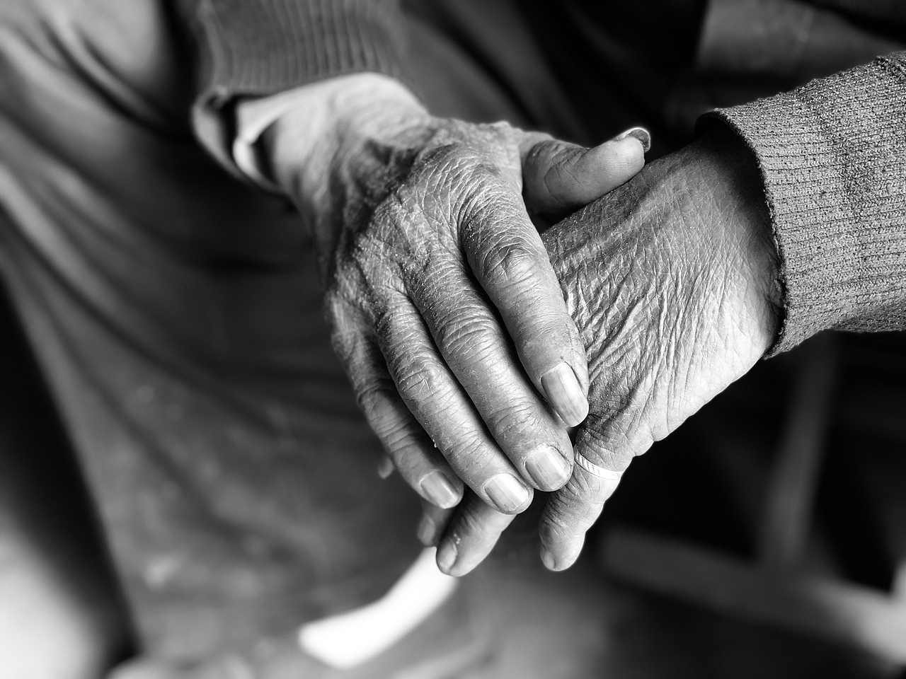 (摄影)《爷爷、奶奶》- iPhone8 plus拍摄