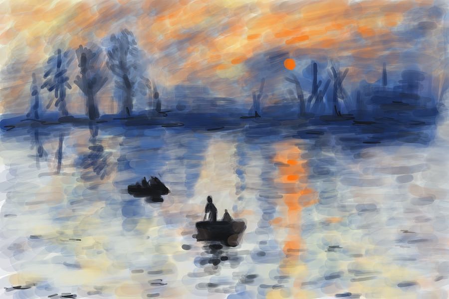 临摹 莫奈（图ZMzI2NTYwMzc2） - 创作习作 - 站酷设计师Z166188871原创素材 - 站酷ZCOOL