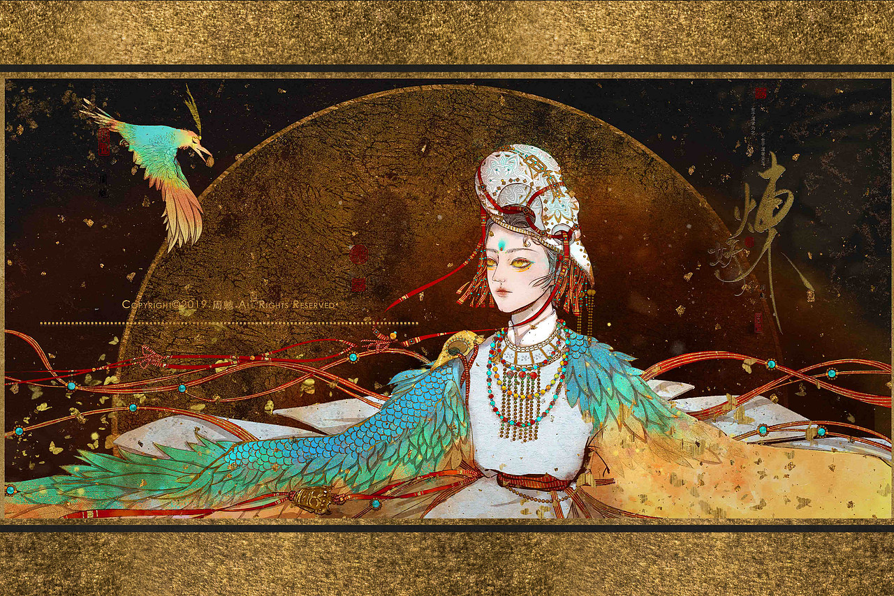 人物篇|《炼妖》系列|插图与展示（图ZMjI2NTY4ODM2） - 商业插画 - 站酷设计师周魃原创素材 - 站酷ZCOOL