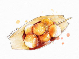 手绘美食插画