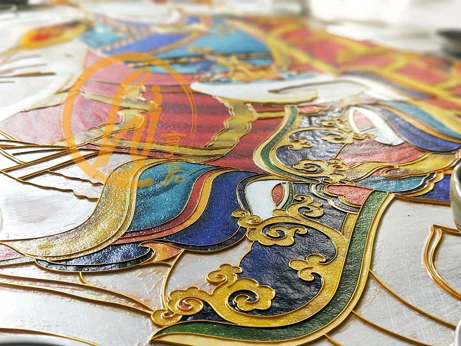 景泰蓝彩岩画新品来了（图ZOTcyNDMzNTY=） - 其他手工艺 - 站酷设计师亨嘉彩岩画原创素材 - 站酷ZCOOL