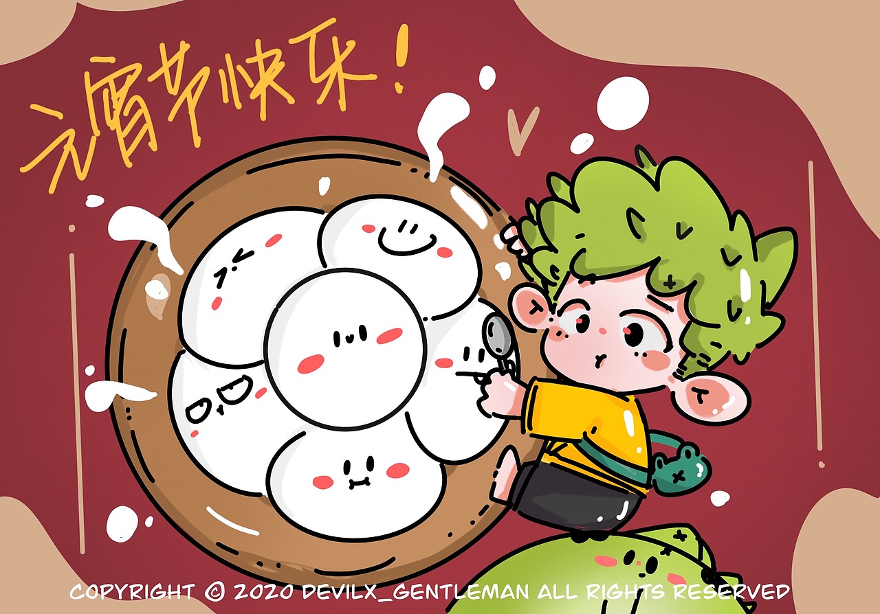 摆尾君的日常（图ZMTk2NTIyODE2） - 儿童插画 - 站酷设计师Devilx_Gentleman原创素材 - 站酷ZCOOL