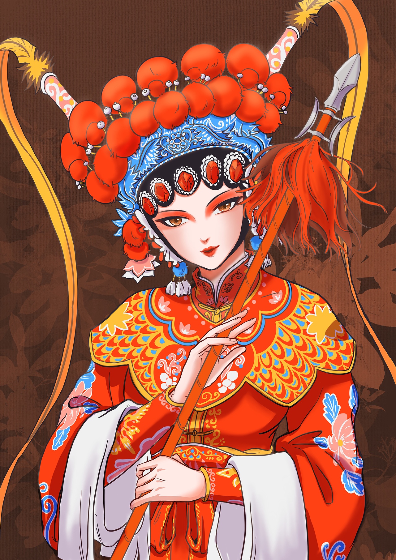 巾帼不让须眉（图ZMjExNTg5NTQ0） - 艺术插画 - 站酷设计师起什么破名字原创素材 - 站酷ZCOOL