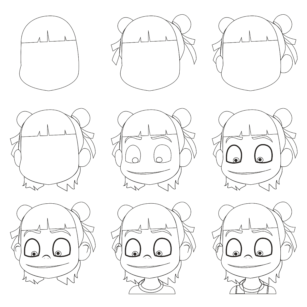 哪吒簡(jiǎn)筆畫（圖ZMTcwNjIyMDYw） - 創(chuàng)作習(xí)作 - 站酷設(shè)計(jì)師sunshine_jc原創(chuàng)素材 - 站酷ZCOOL