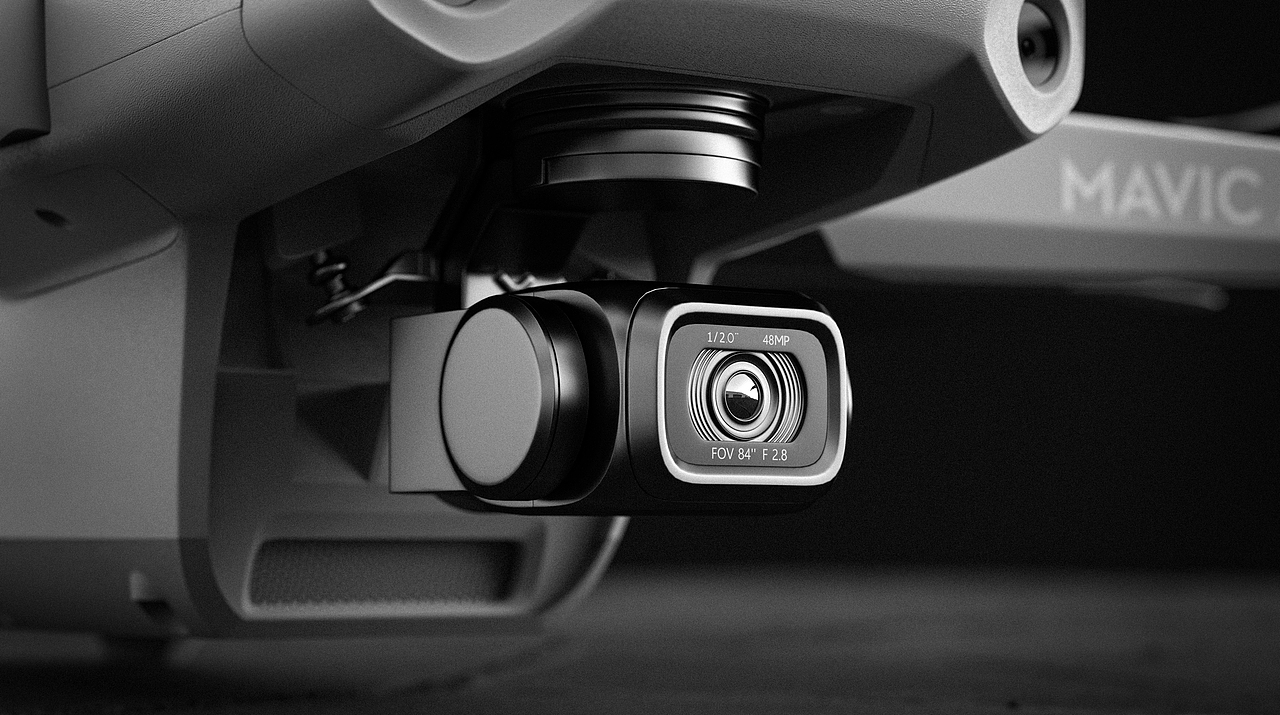 DJI大疆无人机渲染