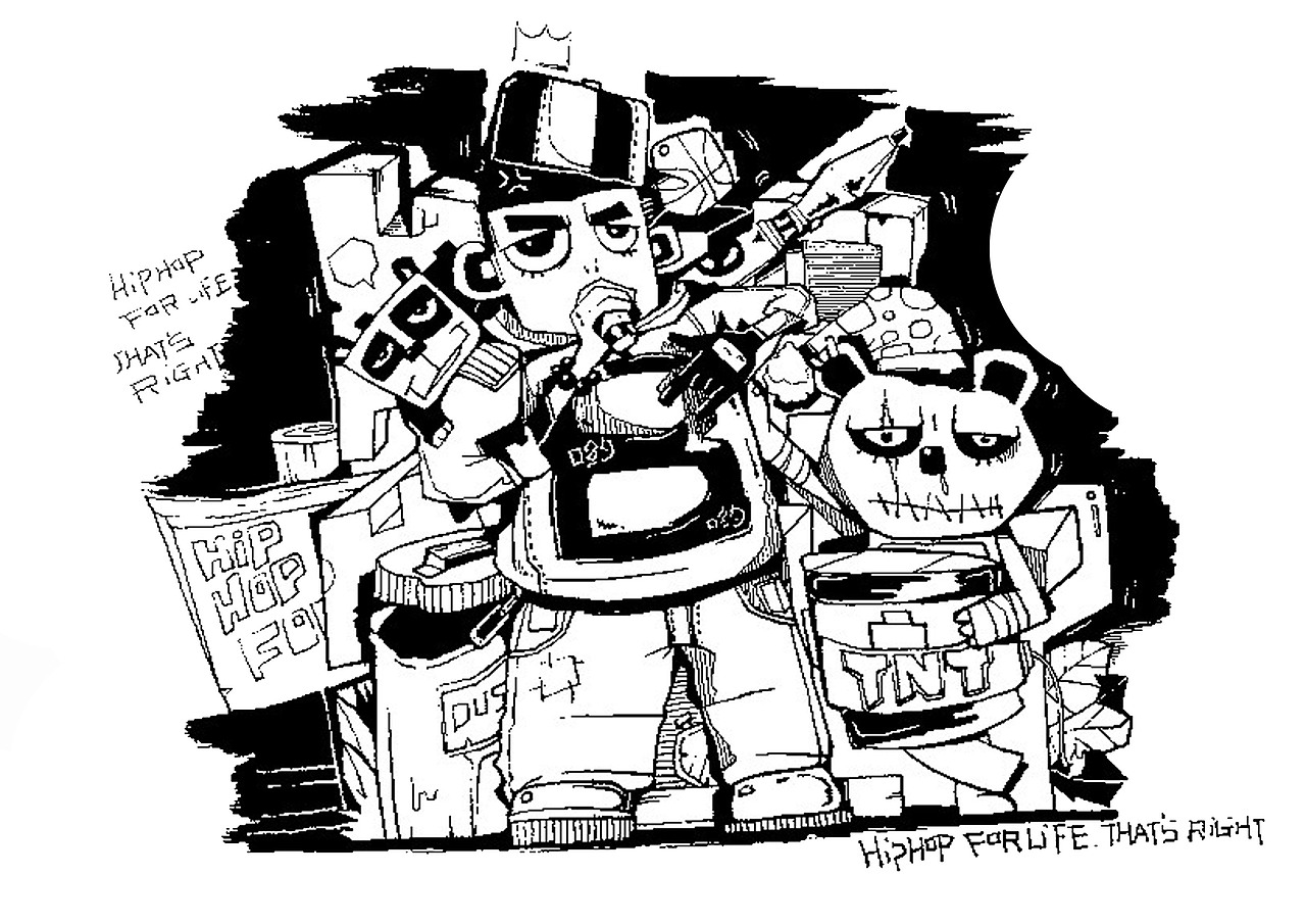 hiphop for life that‘s right---威公头
