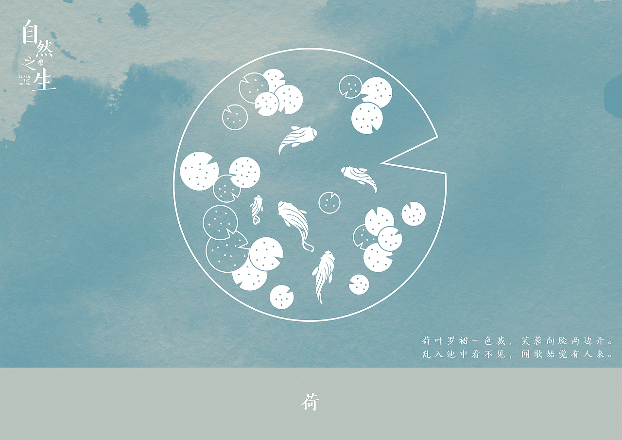 自然之生 - 白描系列插画创意设计