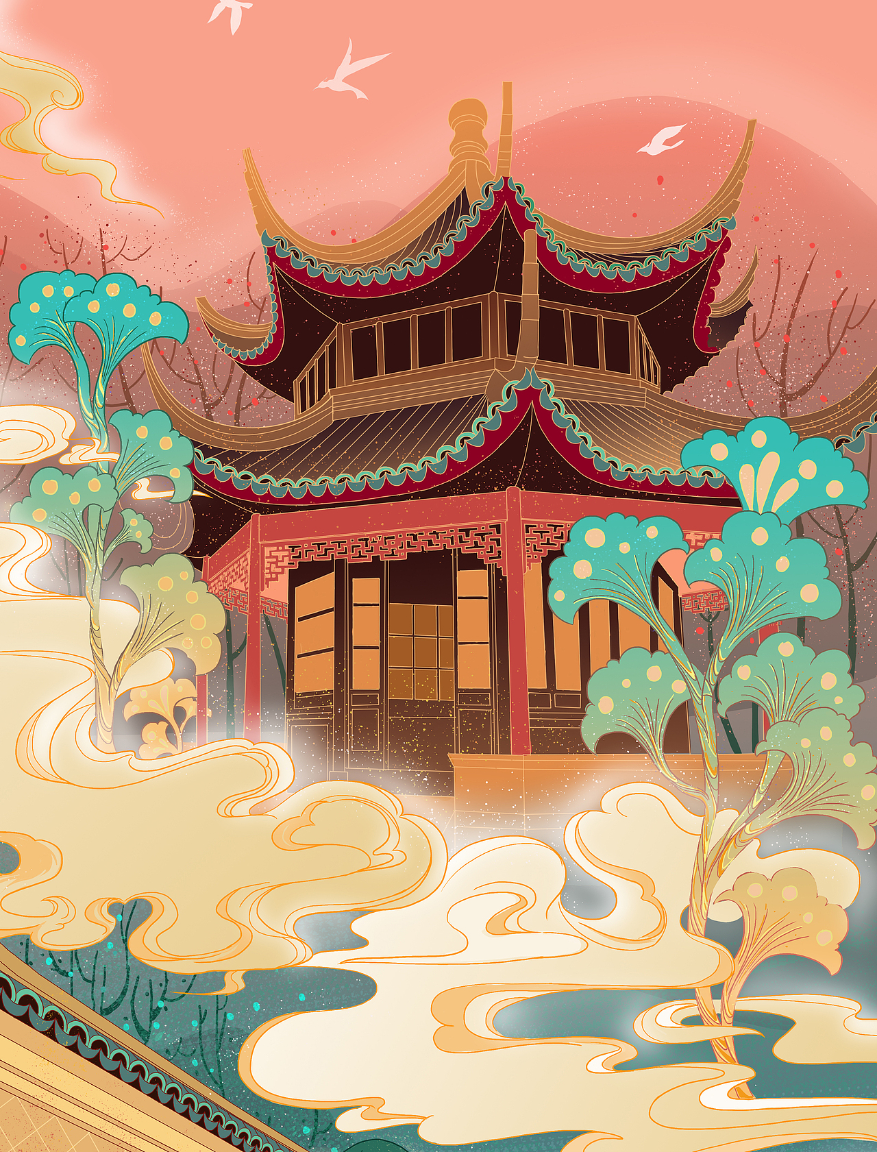 江南好（图ZMTY3MDQwNjY0） - 商业插画 - 站酷设计师文月Ann原创素材 - 站酷ZCOOL