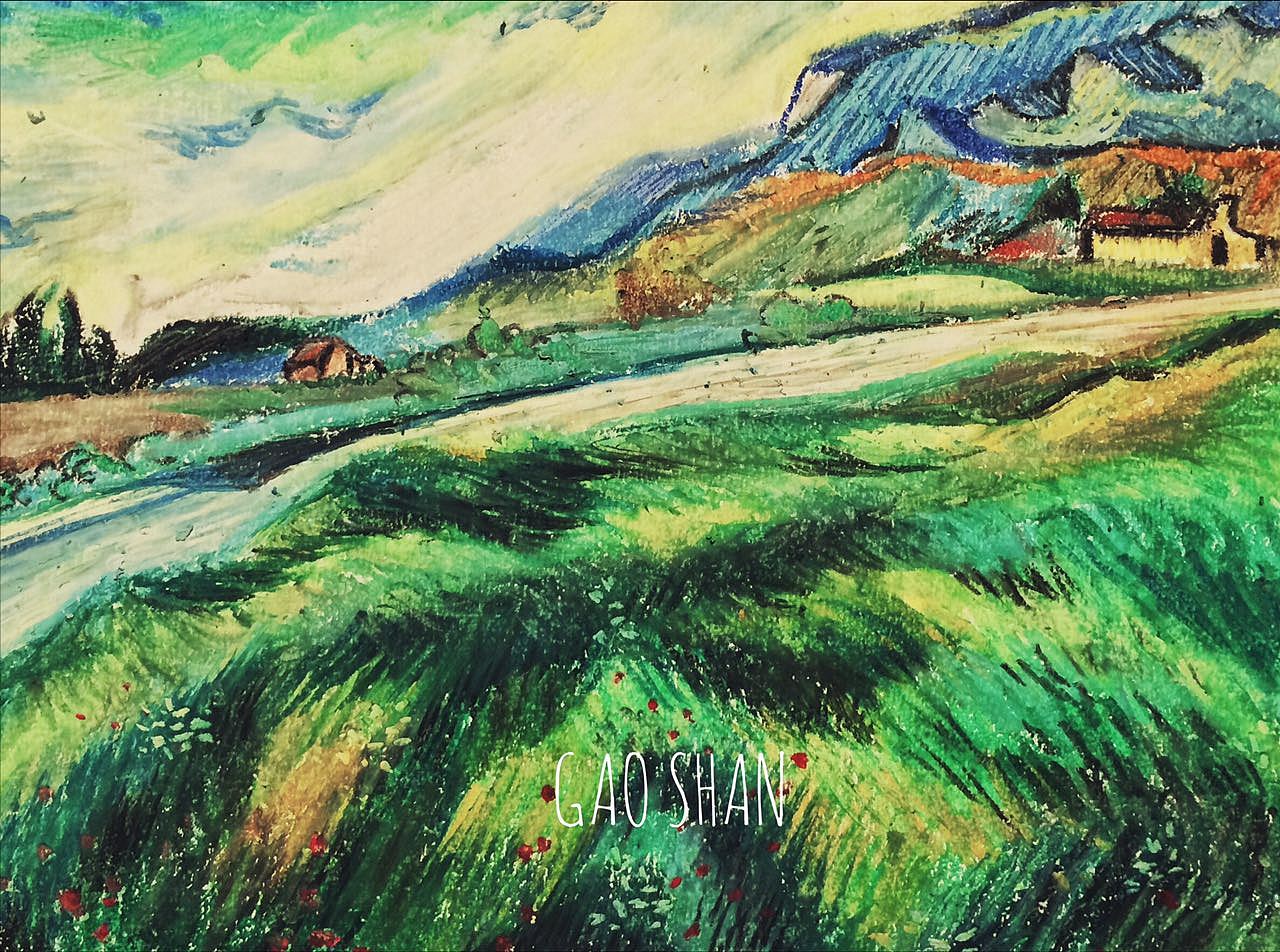 油画棒的四季|插画|商业插画|我是33_原创作品-站酷zcool