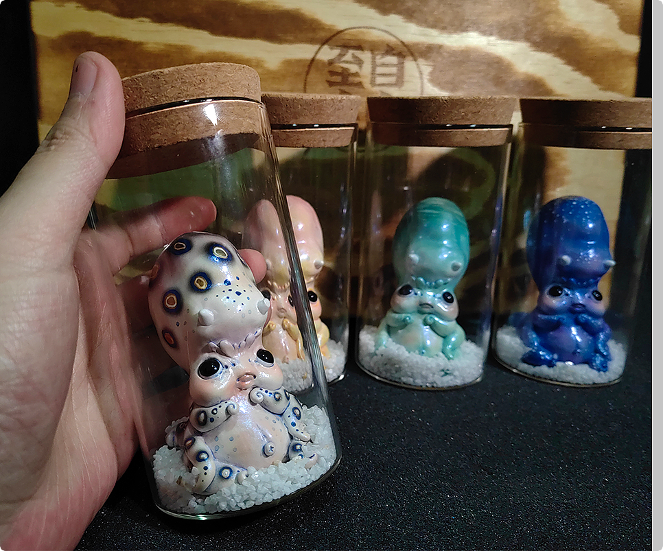 做了几个可爱的卤蛋章鱼