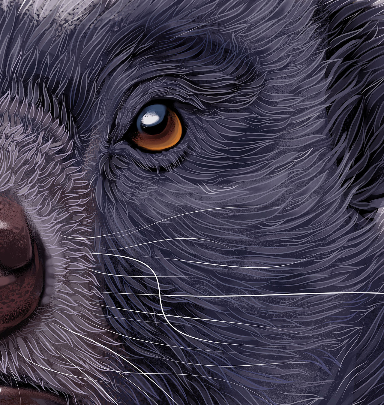 动物插画-平头哥《手抄封面》