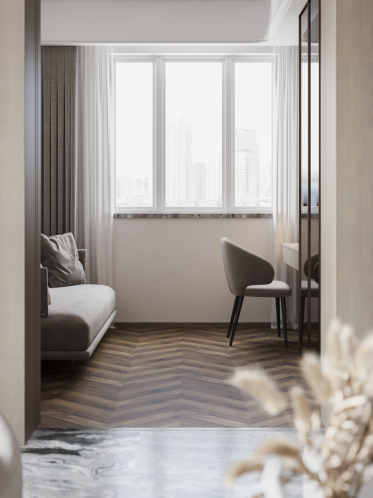 两套现代风格效果图（图ZMjI0NDExMTY4） - 家装设计 - 站酷设计师呜叽唛叽原创素材 - 站酷ZCOOL