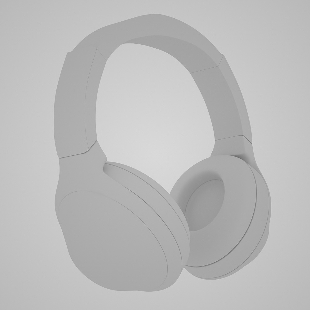 c4d建模渲染/头戴式耳机/蓝牙耳机/入耳式耳机/3c数码