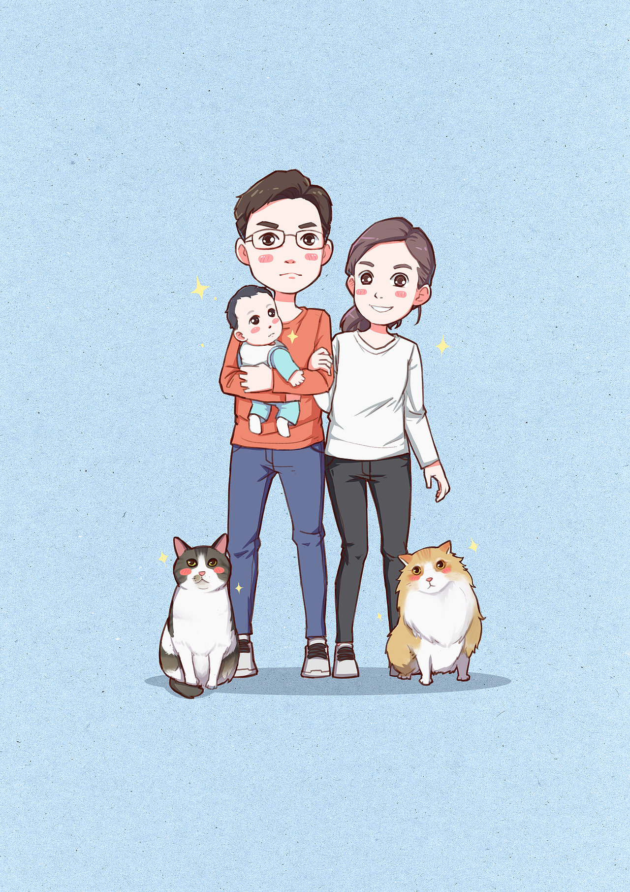 Q版人物（图ZMTIxNzY2OTEy） - 艺术插画 - 站酷设计师还是没有昵称啊原创素材 - 站酷ZCOOL