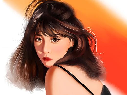 原创人物头像插画（个人主页-ZNTczNzkwODQ=） - 创作习作 - 站酷设计师小俞七七原创素材 - 站酷ZCOOL