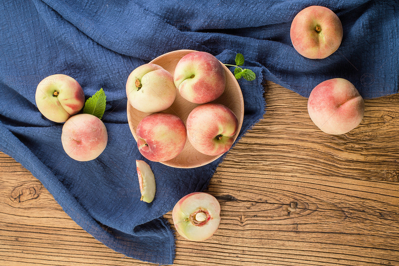 水蜜桃美食摄影