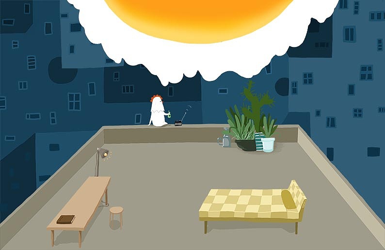 一个人剧场（5）（图ZODU4MDQ5ODA=） - 艺术插画 - 站酷设计师苏小泡原创素材 - 站酷ZCOOL