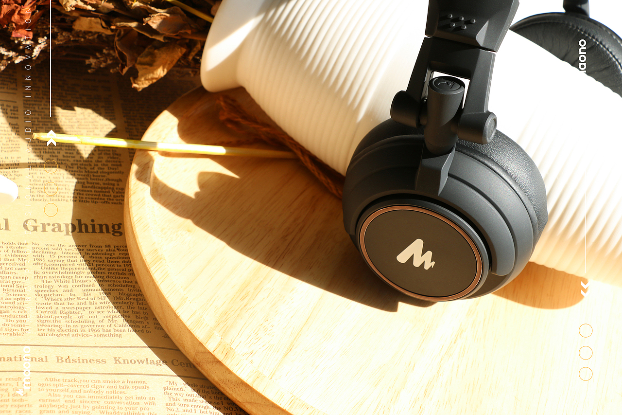 头戴式耳机摄影