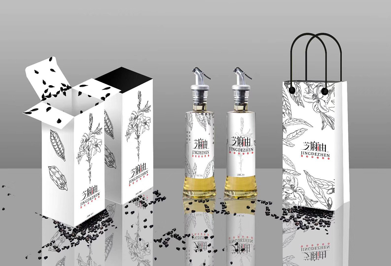 芝麻油包装设计