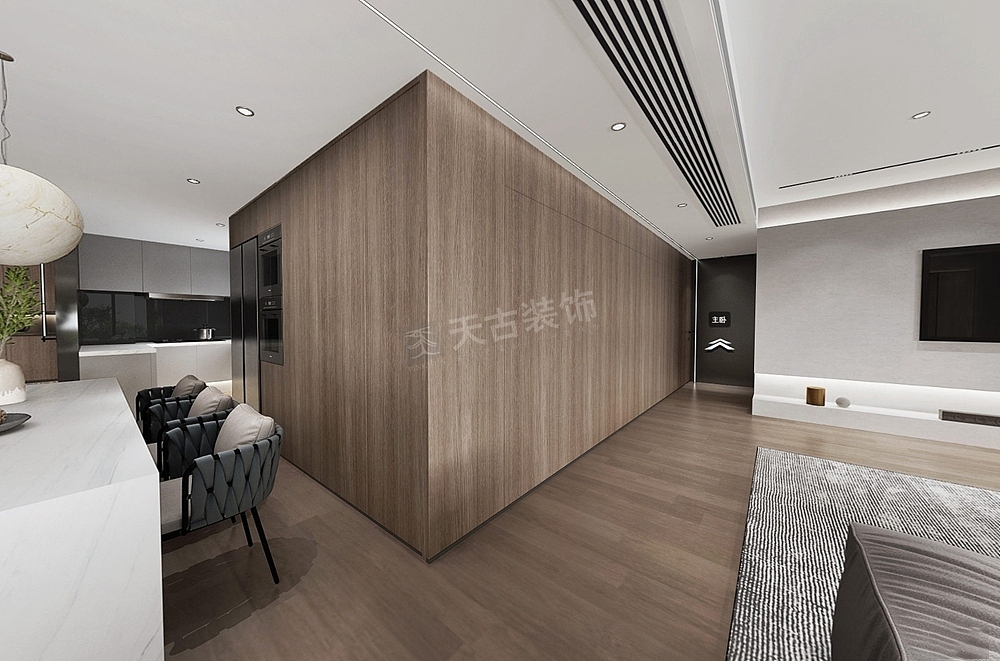 金辉长江铭著装修,大平层设计,现代简约风格设计分享
