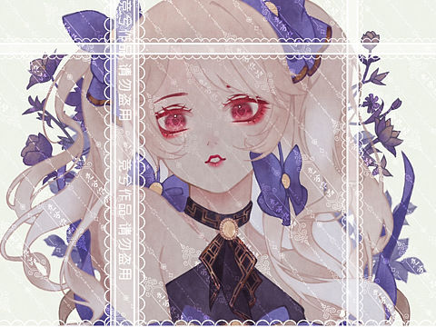 水彩头像2