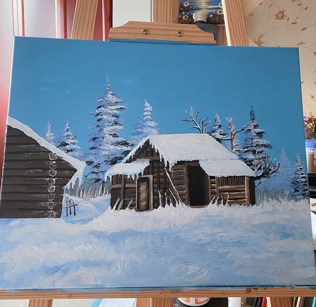 雪景绘画|纯艺术|绘画|艺高刘胆大 - 原创作品 - 站酷 (zcool)