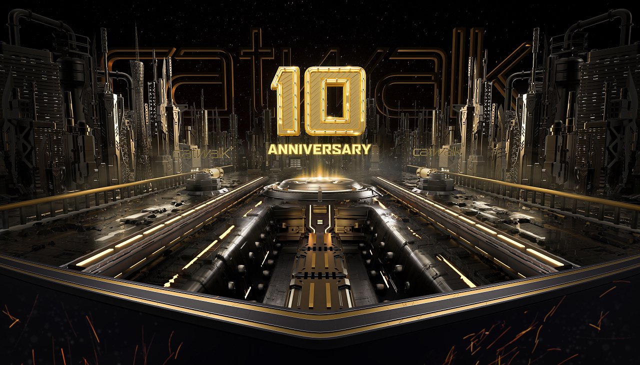 10周年店庆海报