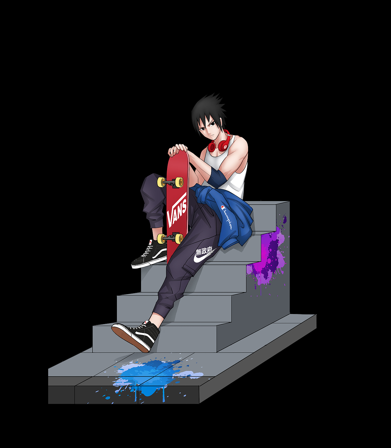 潮牌火影忍者系列手办