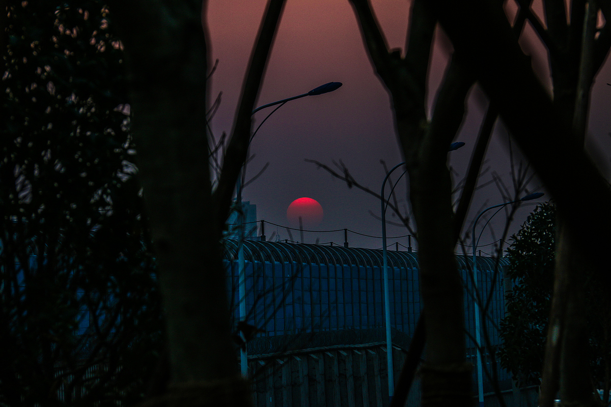 一支烟的功夫，太阳就落山了（图ZNjIwNDE5MDg=） - 风光摄影 - 站酷设计师阳先森原创素材 - 站酷ZCOOL