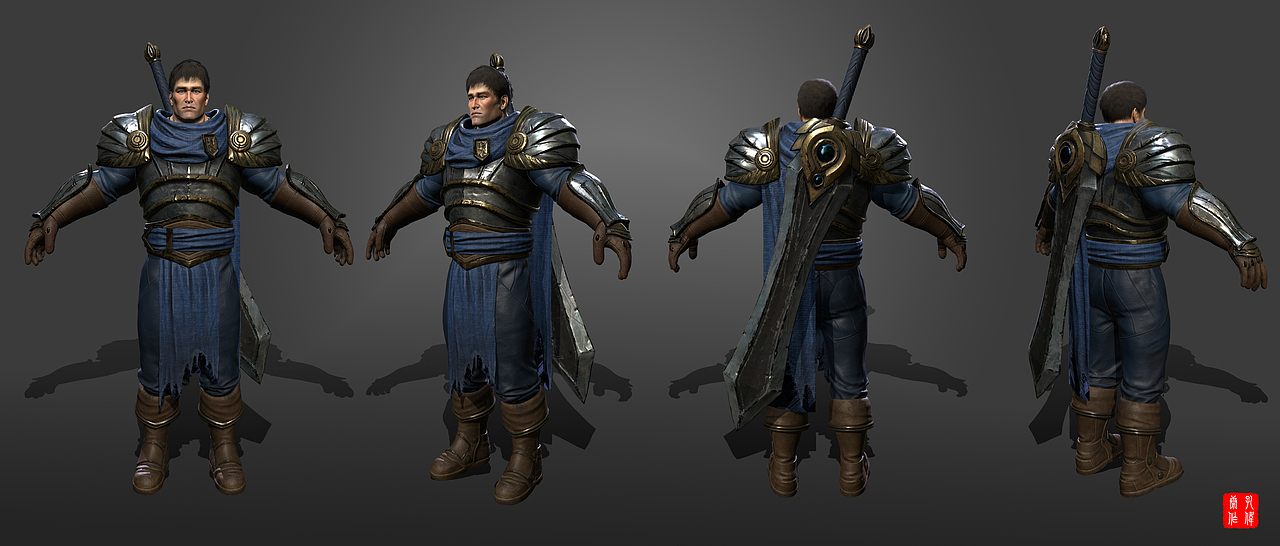 英雄联盟系列模型德玛西亚之力盖伦