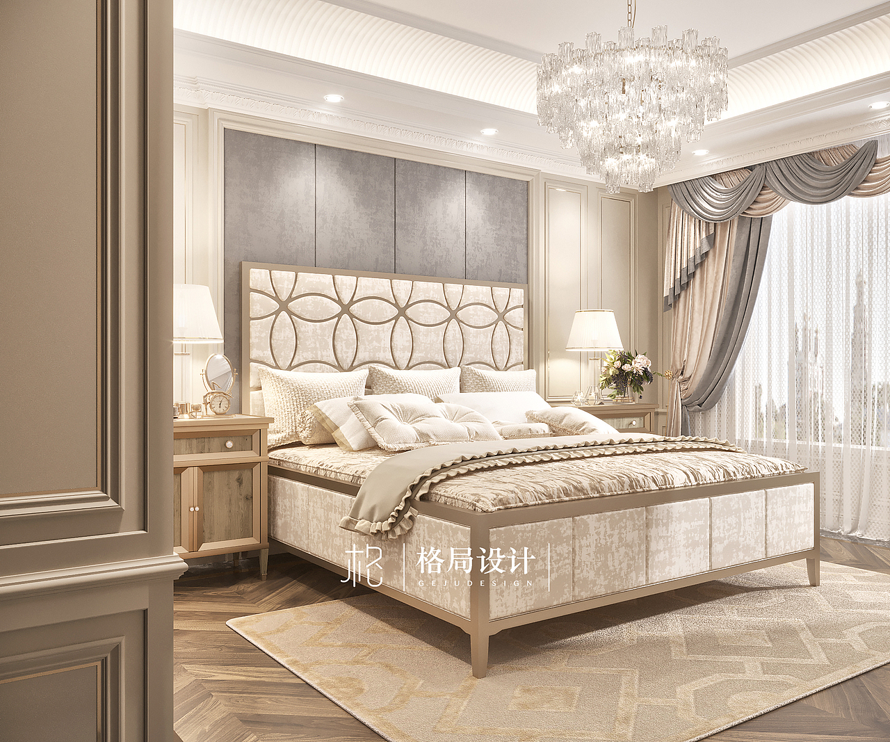 美式卧室（图ZMjY3OTI1OTQw） - 家装设计 - 站酷设计师格局设计石石原创素材 - 站酷ZCOOL