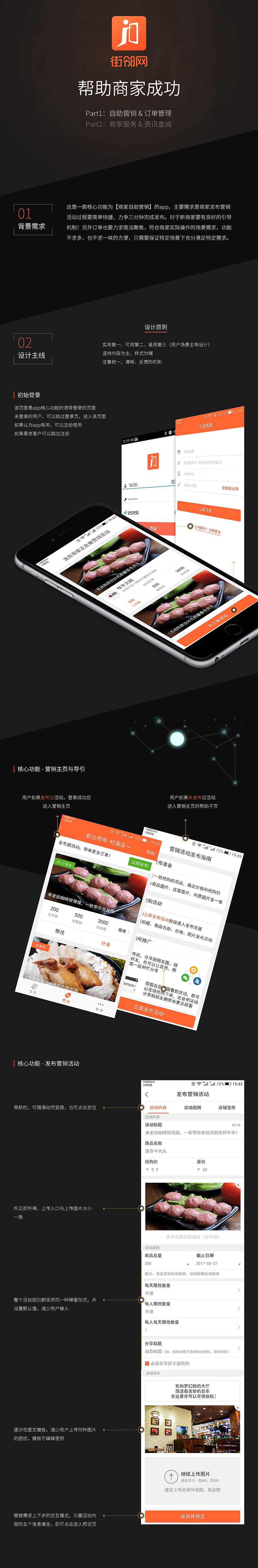 街邻网-商户端营销app（图ZODM5OTgzNTY=） - APP界面 - 站酷设计师修心以待天时原创素材 - 站酷ZCOOL