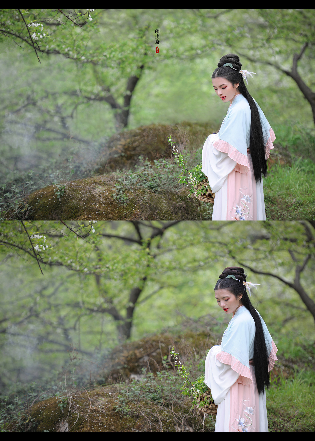 幽山黛——汉服意境人像后期(图ZMTU1NjkwMTU2) - 人像摄影 - 站酷设计师钦钦子Emma原创素材 - 站酷ZCOOL
