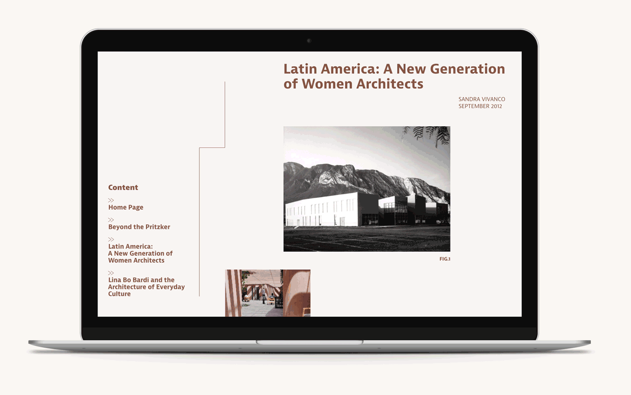 Women in Architecture——Book redesign